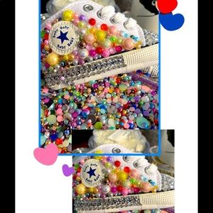 Baby “Mini-Me” Bedazzled AllStars Converse
